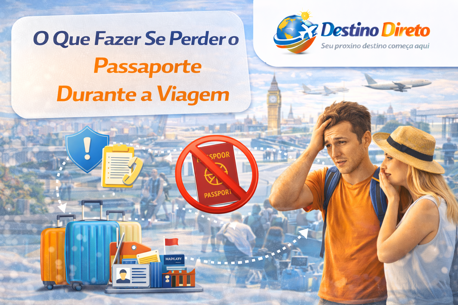 O Que Fazer Se Perder o Passaporte Durante a Viagem