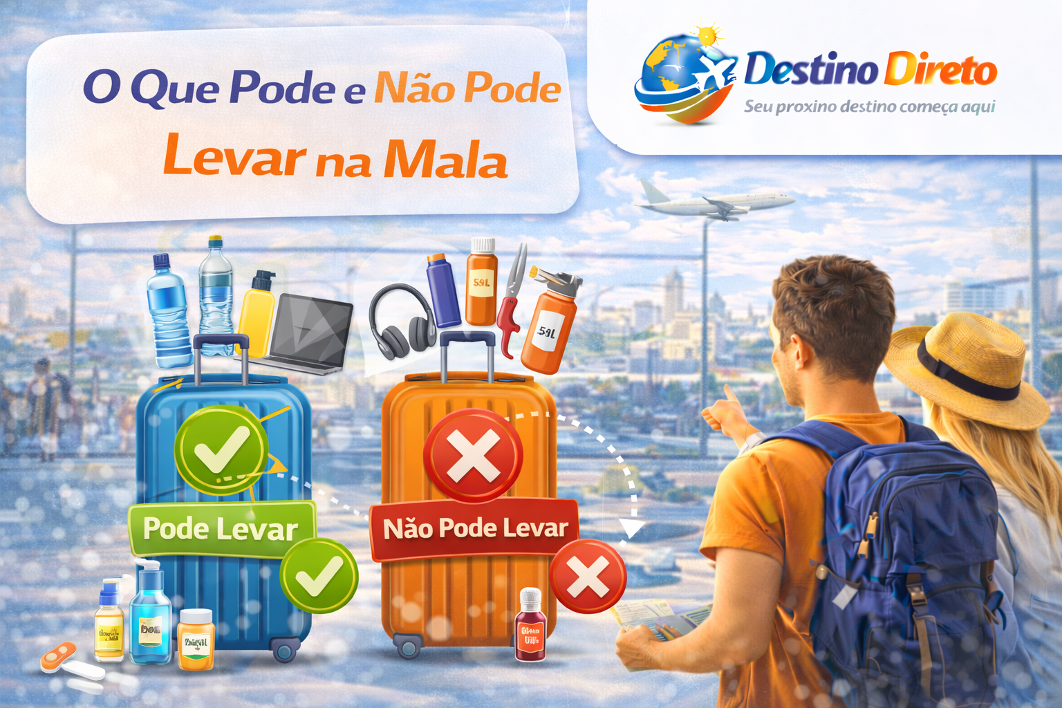 O Que Pode e Não Pode Levar na Mala