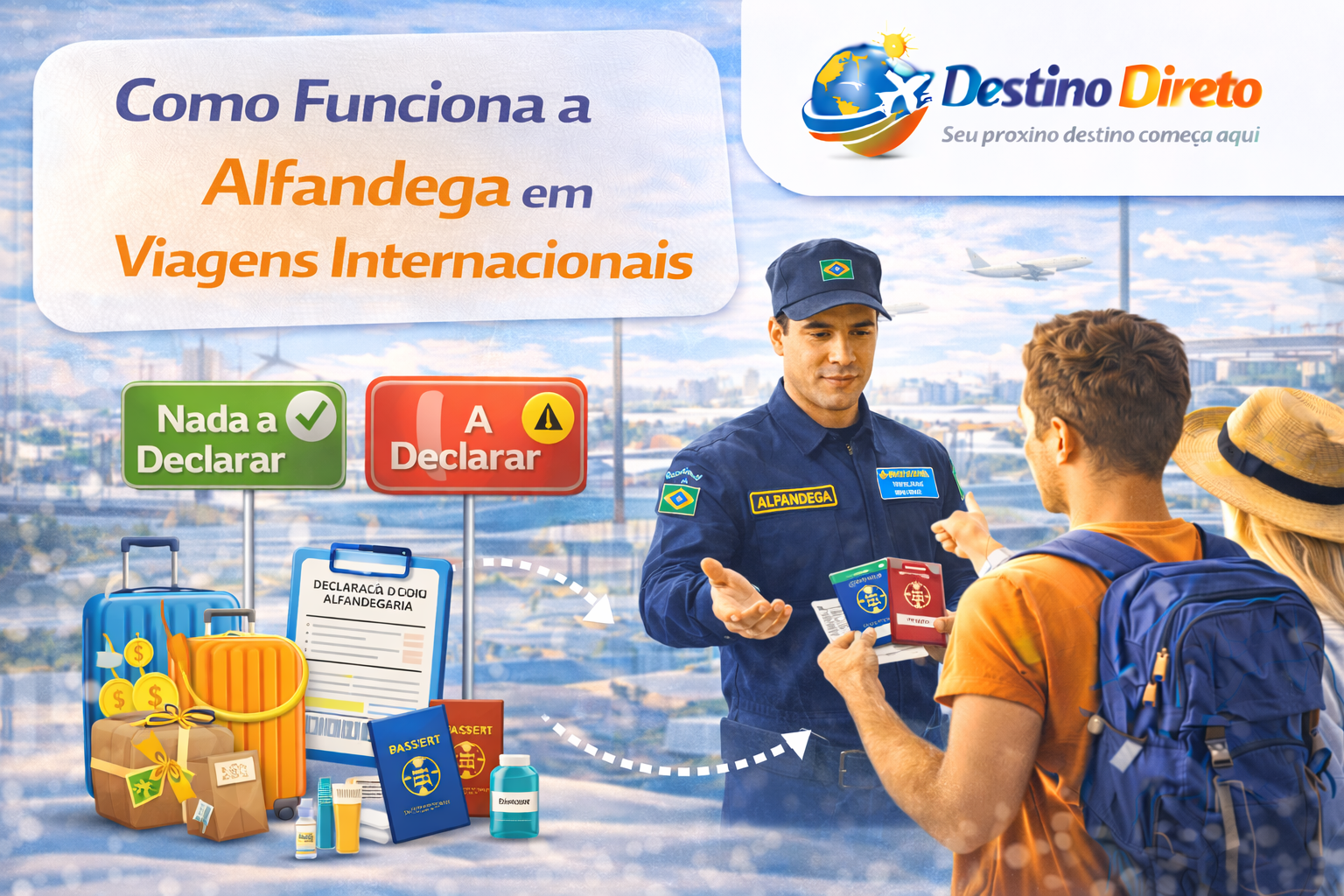 Como Funciona a Alfândega em Viagens Internacionais