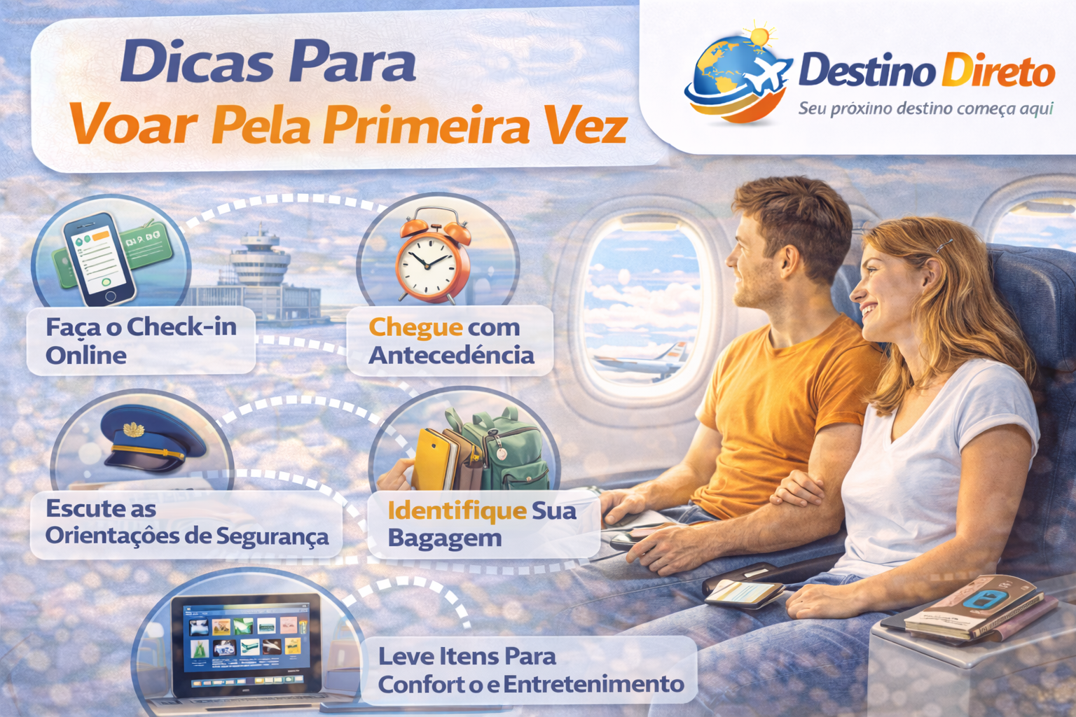 Dicas Para Voar Pela Primeira Vez