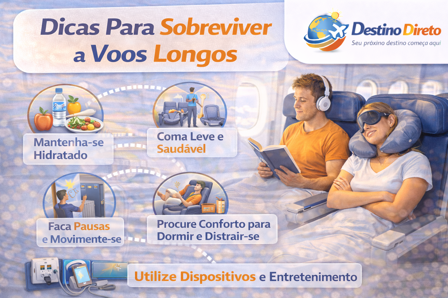 Dicas Para Sobreviver a Voos Longos