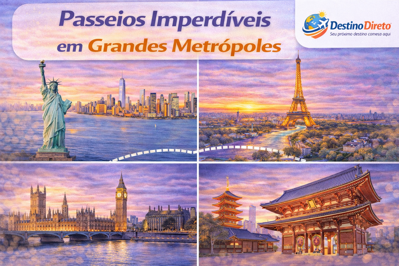 Passeios Imperdíveis em Grandes Metrópoles