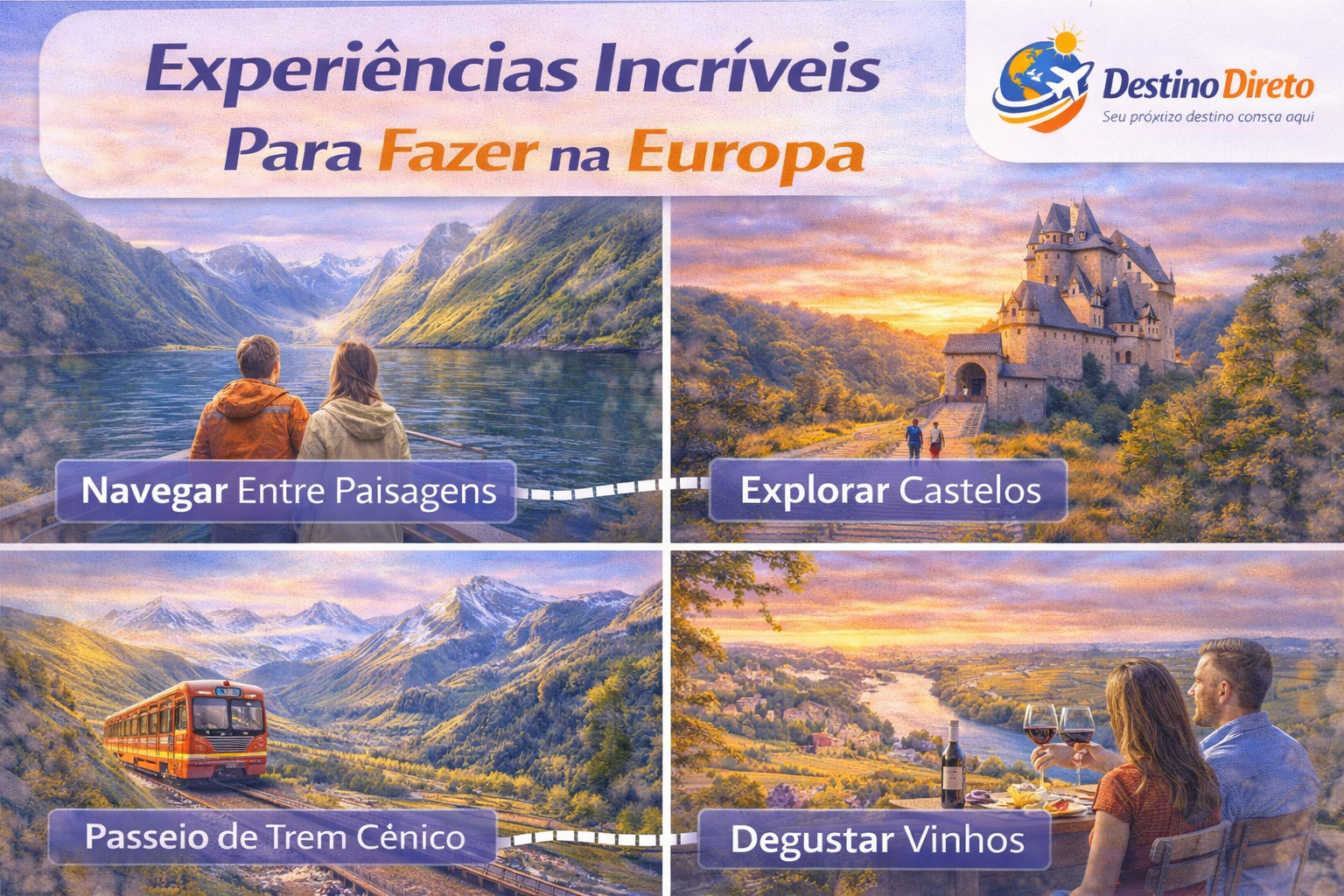Experiências Incríveis Para Fazer na Europa