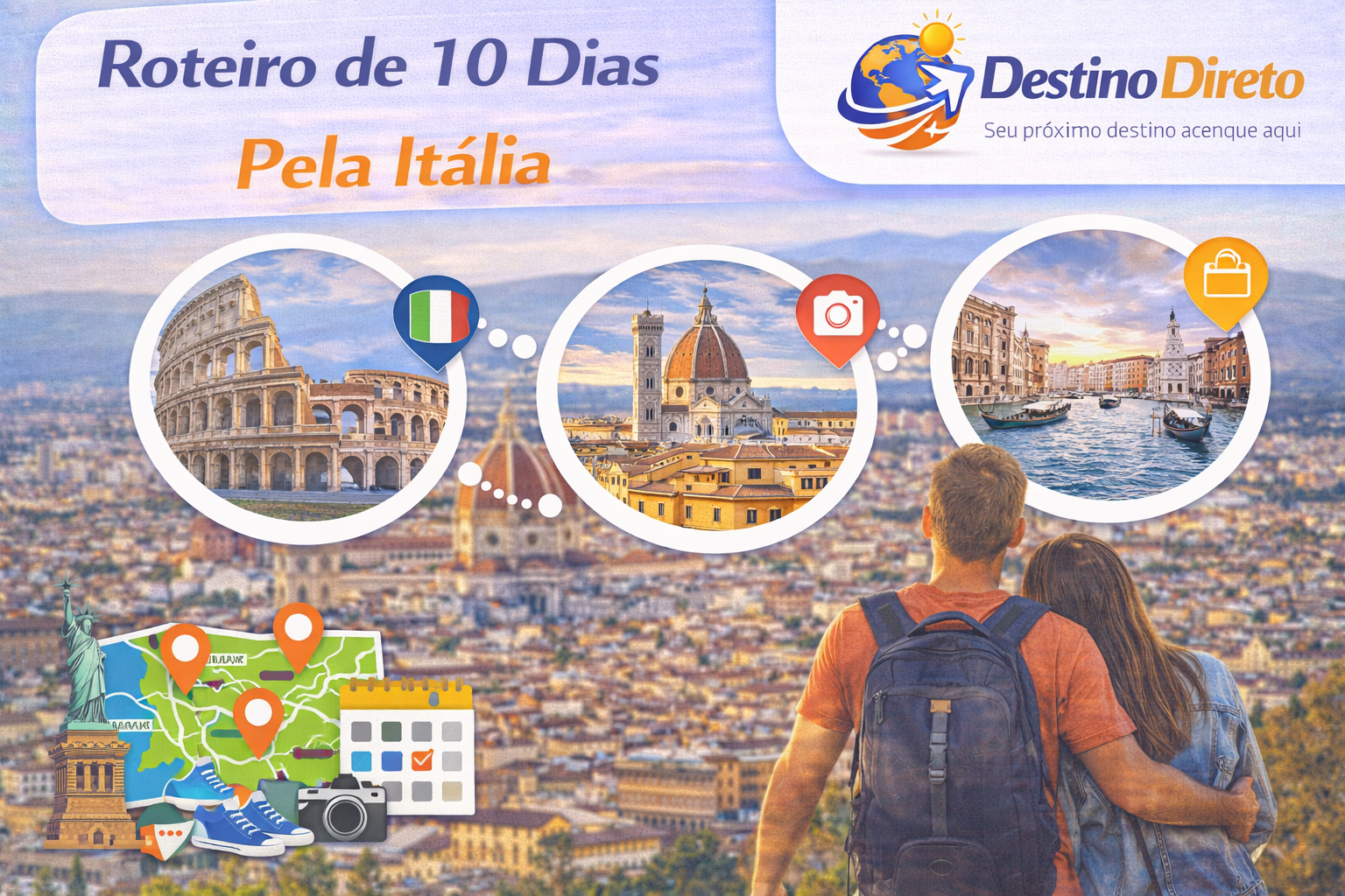 Roteiro de 10 Dias Pela Itália